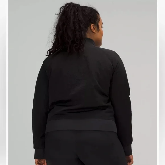 Lululemon Non-Stop Bomber Jacket Reversible Coat Black Release 2022 Size 6 - Picture 2 of 10